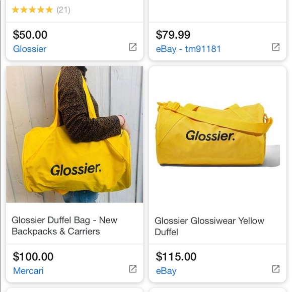 Glossier Duffel Bag